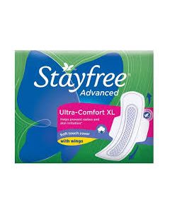 STAYFREE ADVANCED ULTRA COMFORT XL SOFT TOUCH WINGS 14PADS