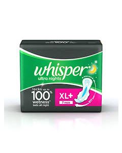 WHISPER ULTRA HYGIENE+COMFORT XL 8PADS