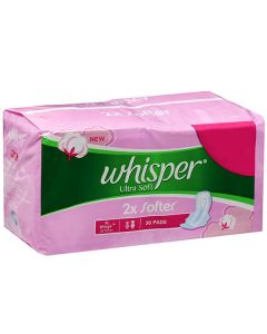 WHISPER ULTRA SOFT AIR FRESH XL+30PADS