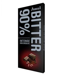AMUL BITTER DARK CHOCOLATE 90% 150GM
