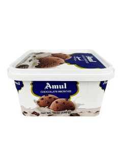 AMUL ICE CREAM CHOCOLATE BROWINE 1LTR