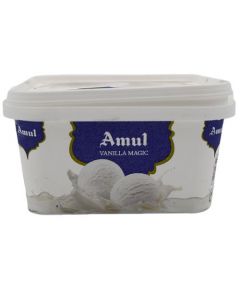 AMUL ICE CREAM VANILLA MAGIC TUB 1LTR