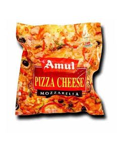 AMUL PIZZA CHEESE PROCESSED BLEND OF MOZZARELLA & CHEDDAR CHEESE 200GM