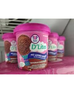 BASKIN ROBBINS ICE CREAM NO ADDED SUGAR BAVARIAN CHOCOLATE 450ML