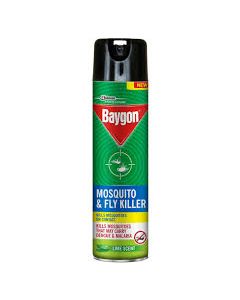 BAYGON MOSQUITO & FLY KILLER LIME SCENT 400ML