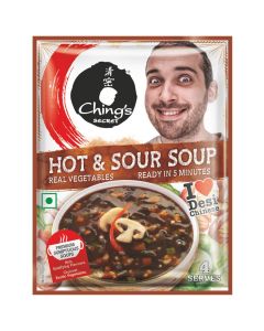 CHINGS SOUP HOT & SOUR REAL VEGETABLES 55GM