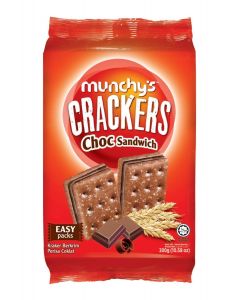 MUNCHY'S CRACKERS CHOC SANDWICH 258GM