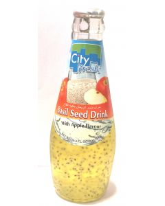 CITY FRESH BASIL SEED DRINK WITH APPLE FLAVOUR 300ML
