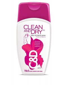 CLEAN AND DRY INTIMATE WASH DAILY NATURALLY 90ML