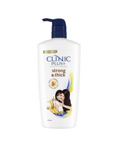 CLINIC PLUS SHAMPOO STRONG & THICK MILK PROTEIN+ALMOND OIL 650ML