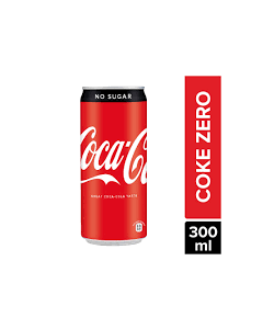 COCA COLA ZERO CAN 300ML