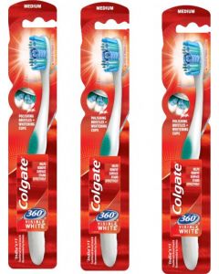 COLGATE TOOTH BRUSH 360 VISIBLE WHITE 1NOS