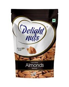 DELIGHT NUTS ALMONDS NATURAL 200GM