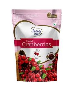 DELIGHT NUTS DRIED CRANBERRIES 200GM