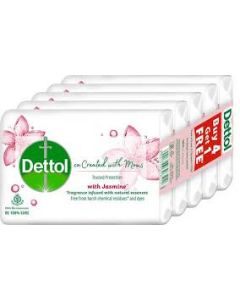 DETTOL SOAP TRUSTED PROTECTION WITH JASMINE 4X75GM