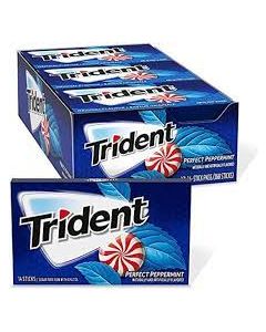 TRIDENT FRESH PEPPERMINT FLAVOUR 14GM