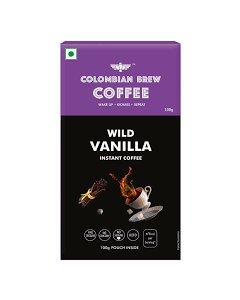COLOMBIAN BREW COFFEE WILD VANILLA INSTANT COFFEE 25X2GM
