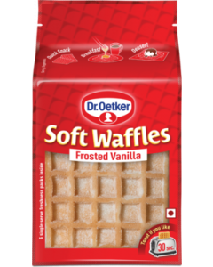 DR.OETKER SOFT WAFFLES FROSTED VANILLA 250GM