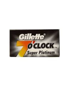 GILLETTE 7 O CLOCK SUPER PLATINUM BLADES 10N
