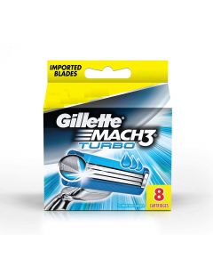 GILLETTE MACH3 TURBO 8CARTRIDGES IMPORTED BLADES