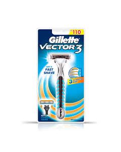 GILLETTE VECTOR3 GAT A FAST SHAVE 4CARTRIDEGS