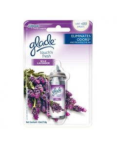 GLADE TOUCH AND FRESH REFILL AND DISPENSER WILD LAVENDER 12ML