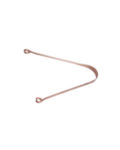 GUBB TONGUE CLEANER COPPER WITH HANDLE (ROUND)