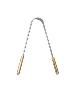 GUBB TONGUE CLEANER G+ (BRASS HANDLE)