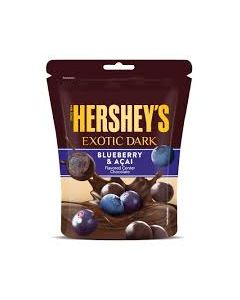 HERSHEYS EXOTIC DARK BLUEBERRY & ACAI CHOCOLATE 100GM