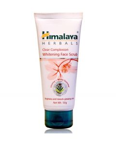 HIMALAYA CLEAR COMPLEXION WHITENING FACE SCRUB 50GM