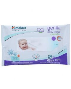 HIMALAYA GENTLE BABY WIPES FOR NORMAL SKIN EXTRA SOFT 24WIPES