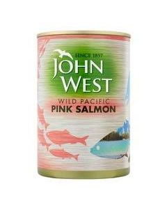 JOHN WEST WILD PACIFIC PINK SALMON 418GM
