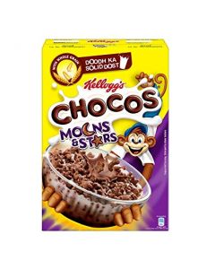 KELLOGGS CHOCOS MOONS & STARS BOX 375GM