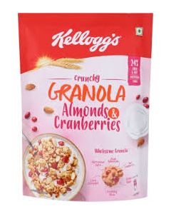 KELLOGGS GRANOLA ALMONDS & CRANBERRIES 150GM