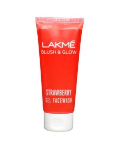 LAKME FACEWASH BLUSH & GLOW GEL WITH STRAWBERRY EXTRACTS 100GM
