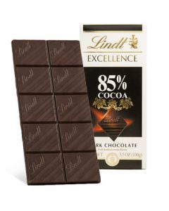 LINDT EXCELLENCE 85%COCOA ROBUST DARK CHOCOLATE 100GM