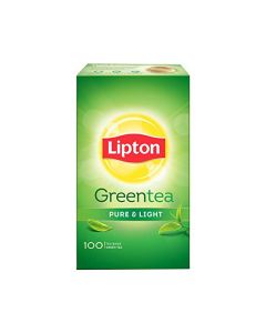 LIPTON GREEN TEA PURE & LIGHT 100BAGS