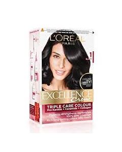 LOREAL EXCELLENCE CREME COLOURANT BLACK1 72ML