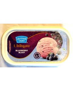 MOTHER DAIRY ICE CREAM ULTIMATE BLUEBERRY BLAST TUB 1LTR
