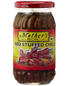 MOTHERS RECIPE RED STUFFED CHILLI PICKLE 400GM