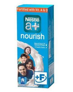 NESTLE A+ MILK FORTIFIED WITH  VITAMIN A & D 180ML