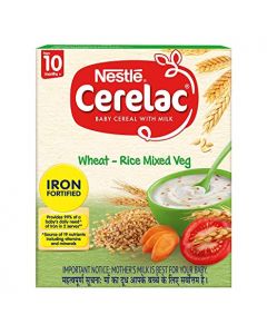 NESTLE CERELAC RICE VEGETABLES IRON FORTIFIED 300GM