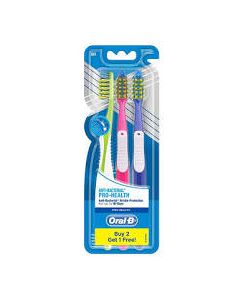ORAL-B TOOTH BRUSH ANTI-BACTERIAL PRO-HEALTH SOFT BUY2GET1FREE