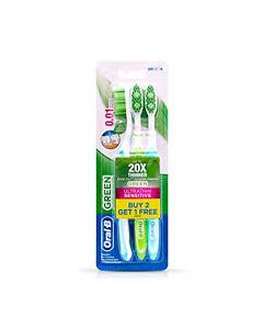 ORAL-B TOOTH BRUSH ULTRATHIN SENSITIVE GREEN EXTRA SOFT 3N