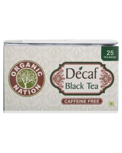 ORGANIC NATION DECAF BLACK TEA 25 TEA BAGS