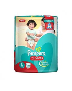 PAMPERS BABY DRY LARGE 20PANTS