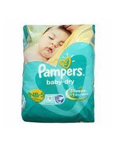 PAMPERS BABY DRY NB SMALL 11DIAPERS
