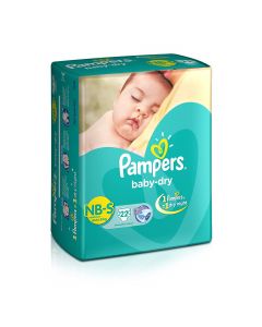 PAMPERS BABY DRY NB SMALL 22PANTS
