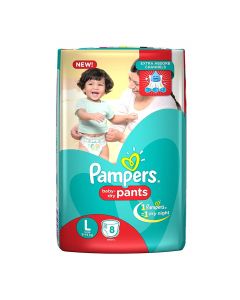PAMPERS BABY DRY PANTS  8PANS