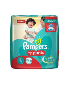 PAMPERS ALL-ROUND PROTECTION ANTI-RASH BLANKIT SMALL 32PANTS
